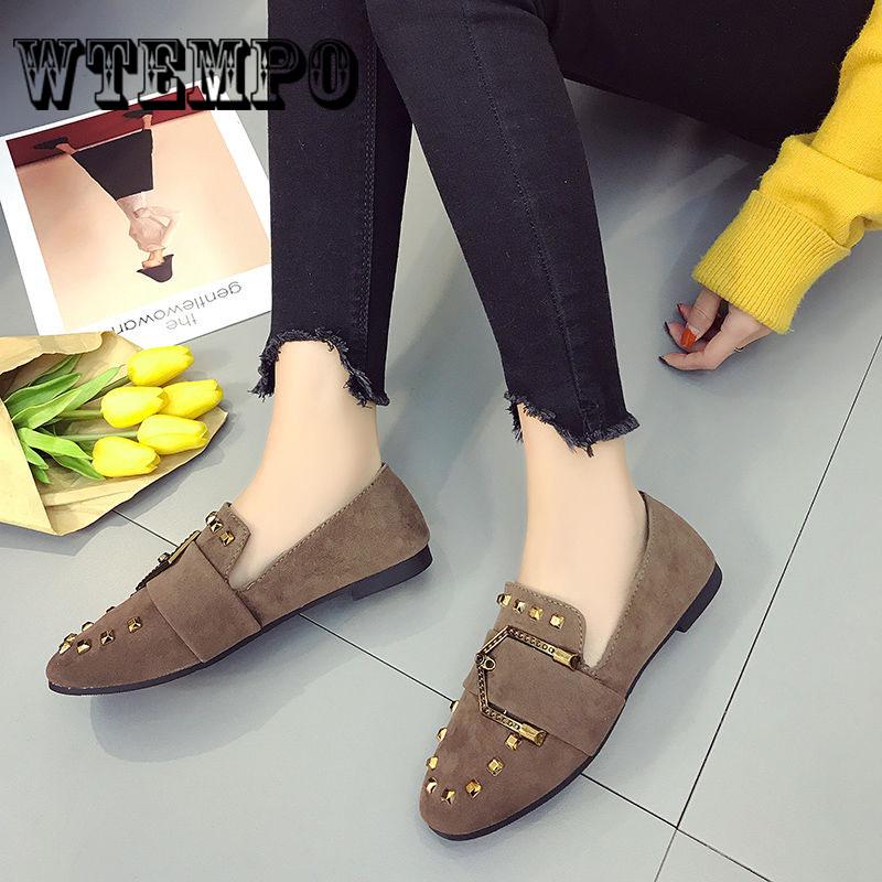 Women's Shoes Casual Shoes Single Shoes Pointed Flat Shoes