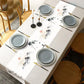 Tablecloth Waterproof and Oil-proof Disposable Oil-proof Household Rectangular Tablecloth European-style Coffee Table Pvc Table Mat