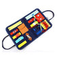 Cloth Books Montessori Toy Early Learning Educational Baby Busy Board for Toddler Sensory Develop Basic Skills Girls Boy Gift