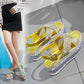 2020 Spring and Summer Trend Wind Fork Open Toe Wild Rhinestone Thick Bottom Muffin Women Sandals Women Shoes