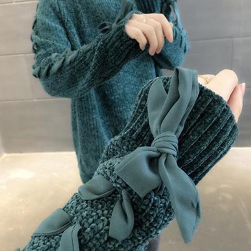 Autumn Winter  Women Fashion Sweater Casual Knitting Sweater Turtleneck Pullovers Loose Casual Long Sleeve Sweater