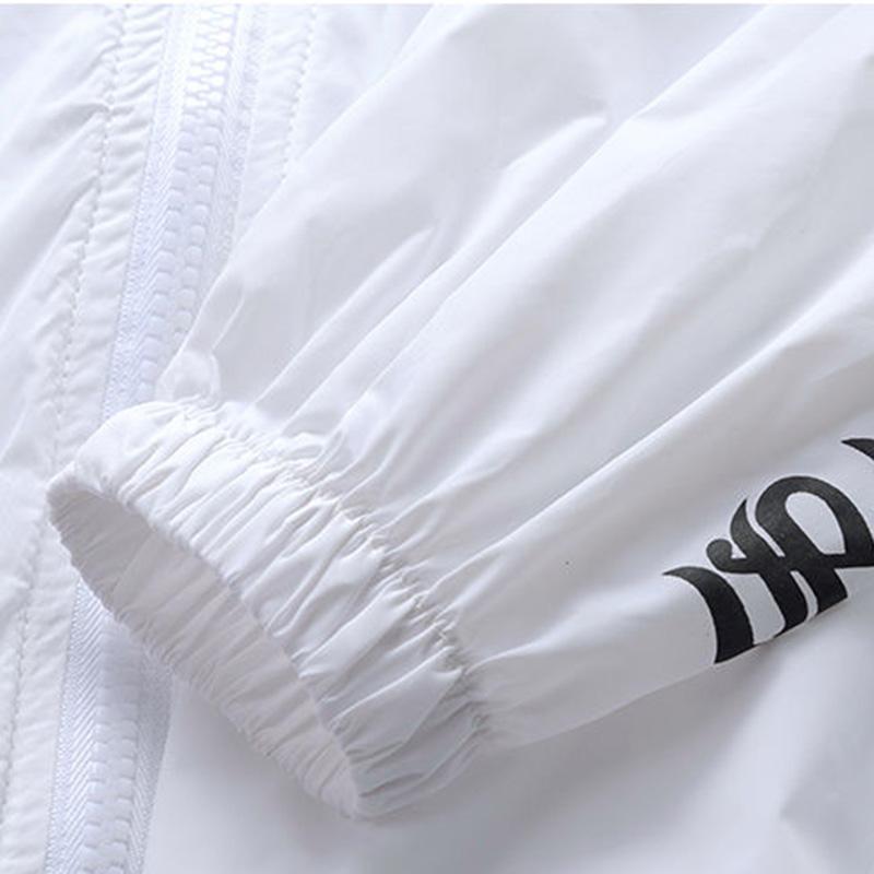 Men's Youth Trend Sun Protection Clothing Slim Fashion Student Thin Hooded Sun Protection Clothing Coat Fishing Clothing
