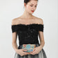 Elegance Luxury Women's Clutch Bag Shoulder Bag Ladies Smooth Box Bag Wedding Evening Banquet Bridal Rhinestones 2 belts