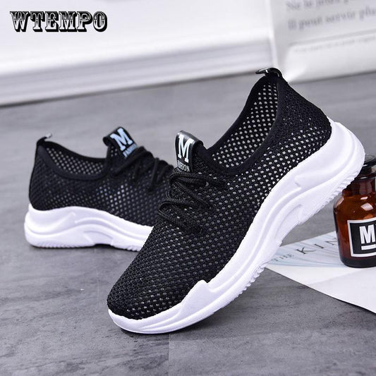 Pair of Sneakers  Women Fashion Casual Breathable Sports Shoes