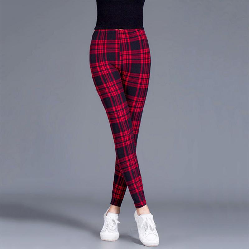 Zebra Plaid Casual Leggings Women's Thin Outer Wear Skinny Pants Stretch Vertical Stripes Street Style Yoga Pants