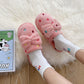 Autumn and Winter Pure Cotton Slippers Indoor Non-slip Soft-soled Shoes Warm Simple Plush Cotton Shoes