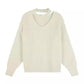 Autumn and winter sweater women loose wild hooded lazy wind wearing a sweater coat clothes