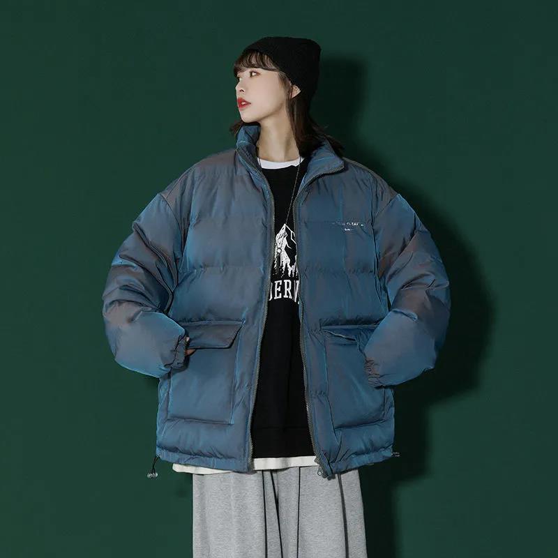 Women's Down Padded Jacket Short Tooling Small Padded Coat Loose Padded Jacket Student Jacket