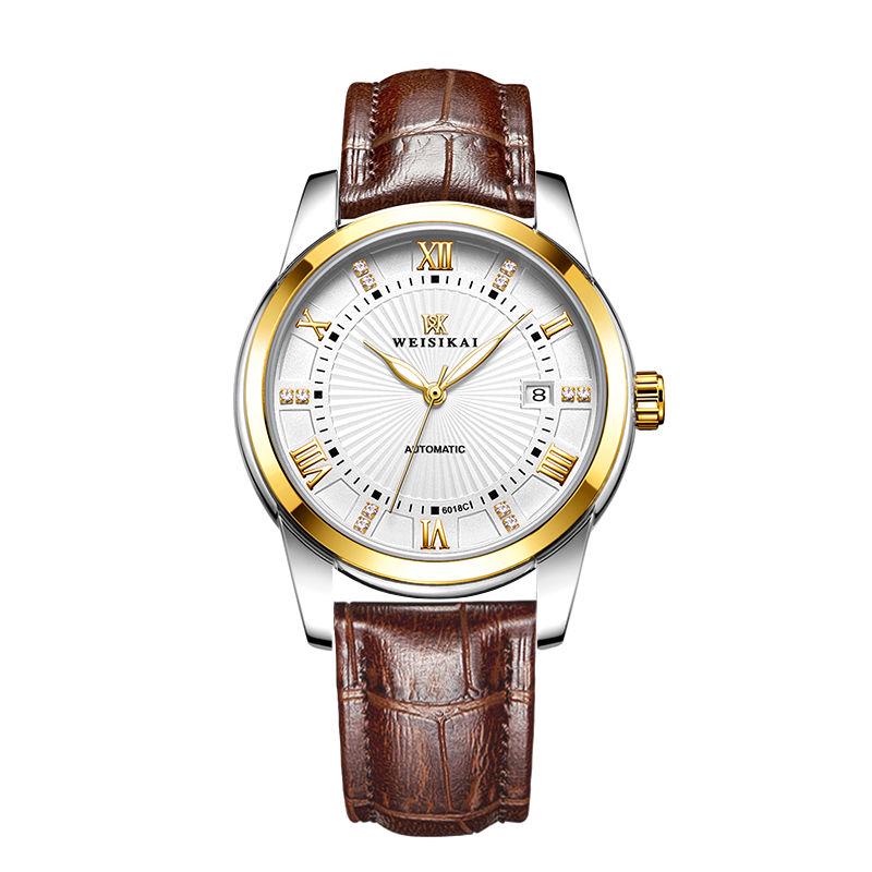 Automatic Machinery Men's Watches Top Brand Luxury Tourbillon Business Clock Steel Waterproof Watch