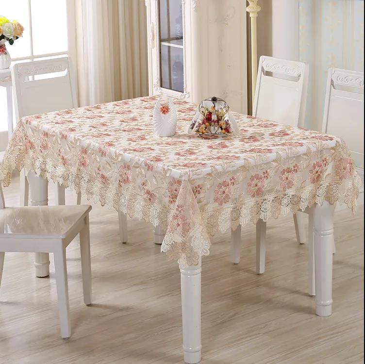 Home Decoration Bedside Table Cover Cloth Table Table Cloth Coffee Table TV Lace Embroidery Cover Towel Table Cloth Multifunctional Cover Cloth