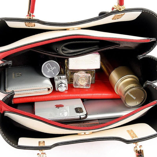 Kangaroo Leather Handbag Women's Messenger Large Capacity Soft Leather Mother Shoulder Bag Messenger Bag