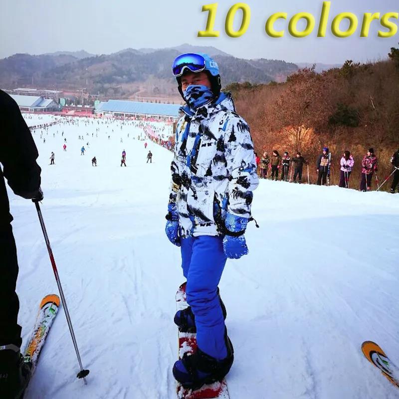 Men's and Women's Ski Wear Winter Outdoor Warm Windproof Waterproof Ski Snowboard Wear Women's and Men's Ski Jackets Ski Pants Snow Clothes