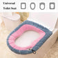 Extra-large Toilet Seat Household Toilet Seat Cushion Thickened Warmth Love Toilet Seat Cover Washable Toilet Seat Universal