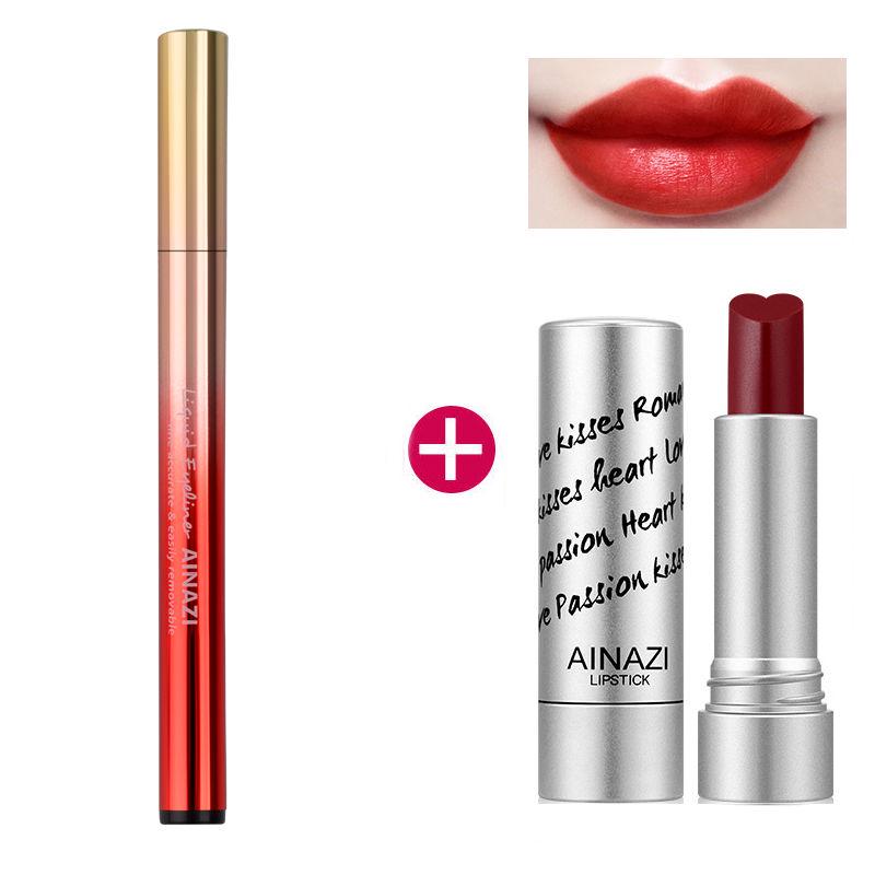 [Quick-Dry Swimming] Eyeliner is super waterproof, sweatproof, durable, non-staining, hard eyeliner