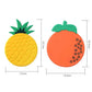 2pcs Cartoon Fruit Cute Table Mat Silicone Mat Non-slip Anti-scalding Coaster