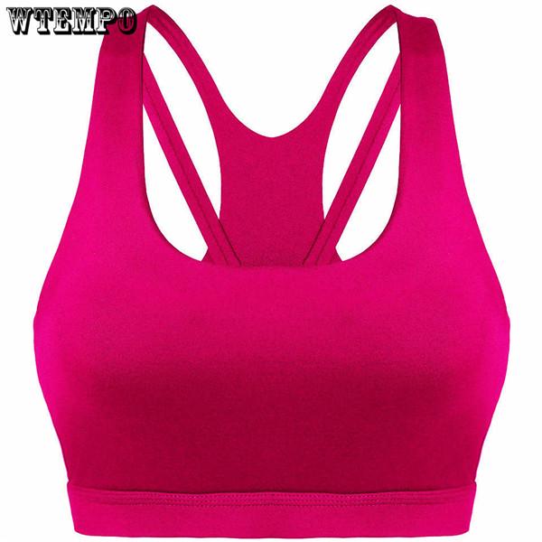 Plus Size XL Front Zipper Yoga Shirt,7Colors Wirefree Padded Push Up Sports Bra,Breathable Fitness