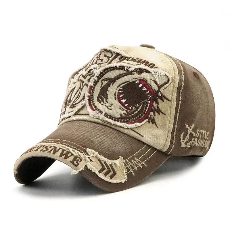 Men's Outdoor Hat Baseball Cap Men's Cap Cotton Peaked Cap Trend Versatile Sun Cap Sunscreen Cap