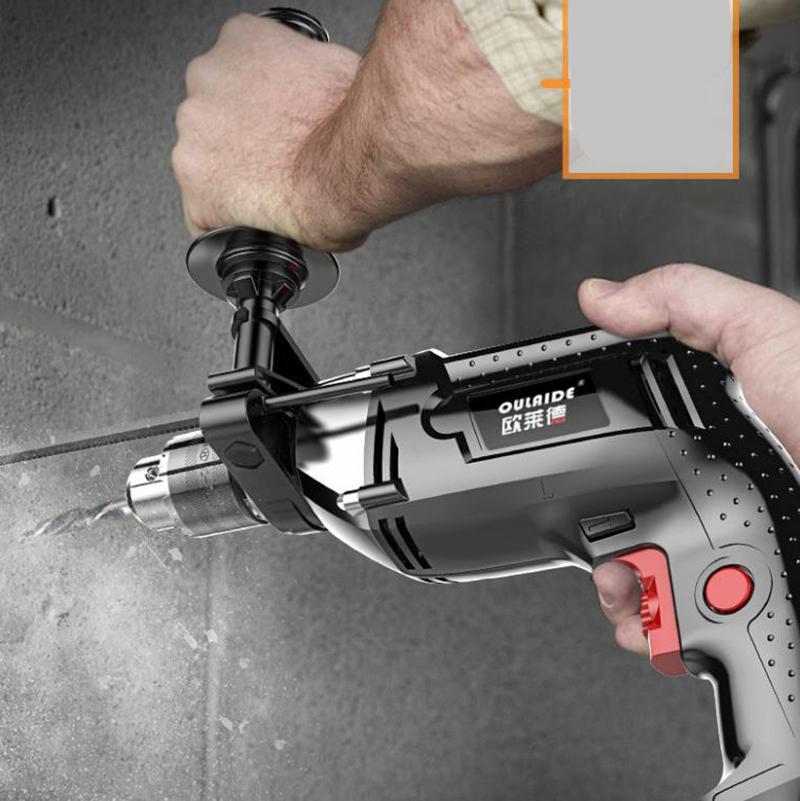 1380W Luxury Impact Drill Set Electric Screwdriver Plug-in Electric Drill for Drilling Cutting and Polishing