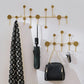Musical Note Shape Hanger Bathroom Towel Shelf Hole-free Metal Clothes Rack Bedroom Hook Rack