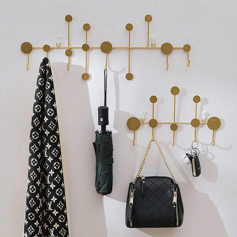 Musical Note Shape Hanger Bathroom Towel Shelf Hole-free Metal Clothes Rack Bedroom Hook Rack