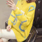 Autumn Winter  Women Fashion Sweater Casual Knitting Sweater Round Neck Pullovers Loose Casual Long Sleeve Sweater