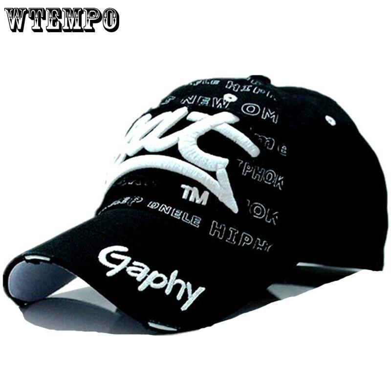 Hat Cotton Adjustable Summer Cap Hip Hop Snapback Letter Baseball Cowboy Sun Hats  Boys