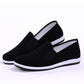 Black Cloth Shoes Men Casual Comfortable Flat Canvas Shoes