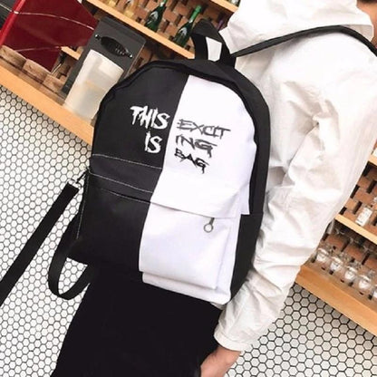 School Bag Female Student Backpack Male Backpack Large Capacity Middle School Student School Bag Travel Bag Couple Unisex Bag Shoulder Bags