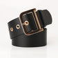 Ladies belt fashion D word buckle fashion wild dress wide belt decorative belt