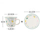 Mug Ins Harajuku Style Ceramic Coffee Cup Female Student Cute Korean Style High-value Water Cup Home
