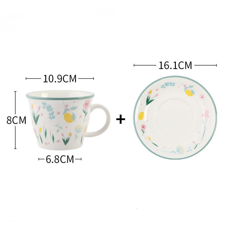 Mug Ins Harajuku Style Ceramic Coffee Cup Female Student Cute Korean Style High-value Water Cup Home