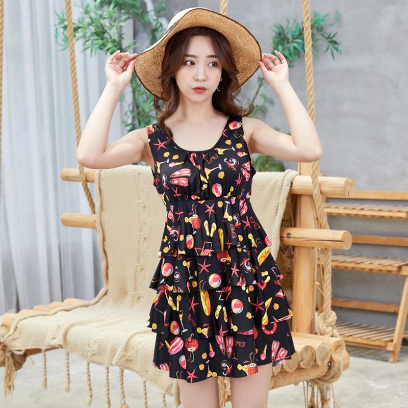 Large Size Swimsuit Cover Belly Ladies Split Thin Swimsuit Beach Swimming Split Swimsuit Sweet and Cute Sexy Ladies Swimsuit