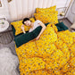 Anti-static Coral Fleece Four-piece Warm Milk Fleece Quilt Cover Sheet French Fleece Non-shedding Non-fading Bedding