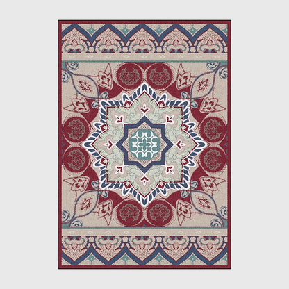 Home Carpet Fashion European and American Ethnic Style Carpet Bedroom Carpet Living Room Kitchen Bathroom Bedside Carpet