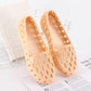 Summer Sandals Women Non-slip Thick-soled Shoes Beach Shoes Flat Bottom Breathable Soft Bottom Middle-aged and Elderly Fish Mouth Sandals Women