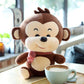 Super Soft Little Monkey Doll Lovely Plush Toy Cute Short Arm Monkey Doll Sleeping Pillow Doll