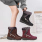 Women's Outdoor Winter Snow Boots Non-slip Warm Boots Fur Short Ankle Boots Slip-on Boots Cotton Boots Plus Size EU35-43