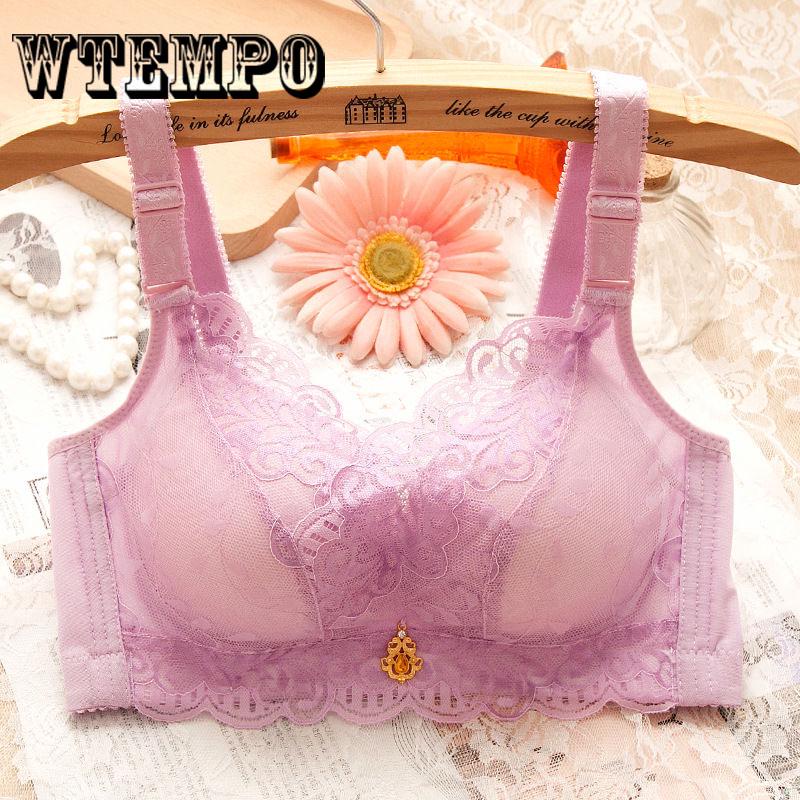 Seamless Bra Women Lace Bra Bralette for Women Seamless Padded Flower Bra