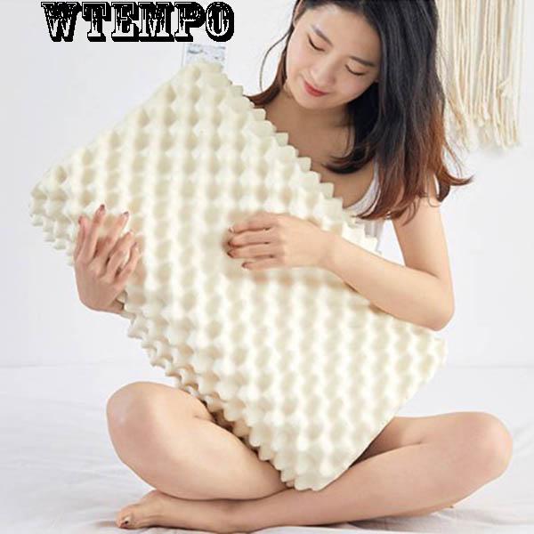Comfortable massage pillow Thai latex pillow natural rubber pillow cervical pillow adult