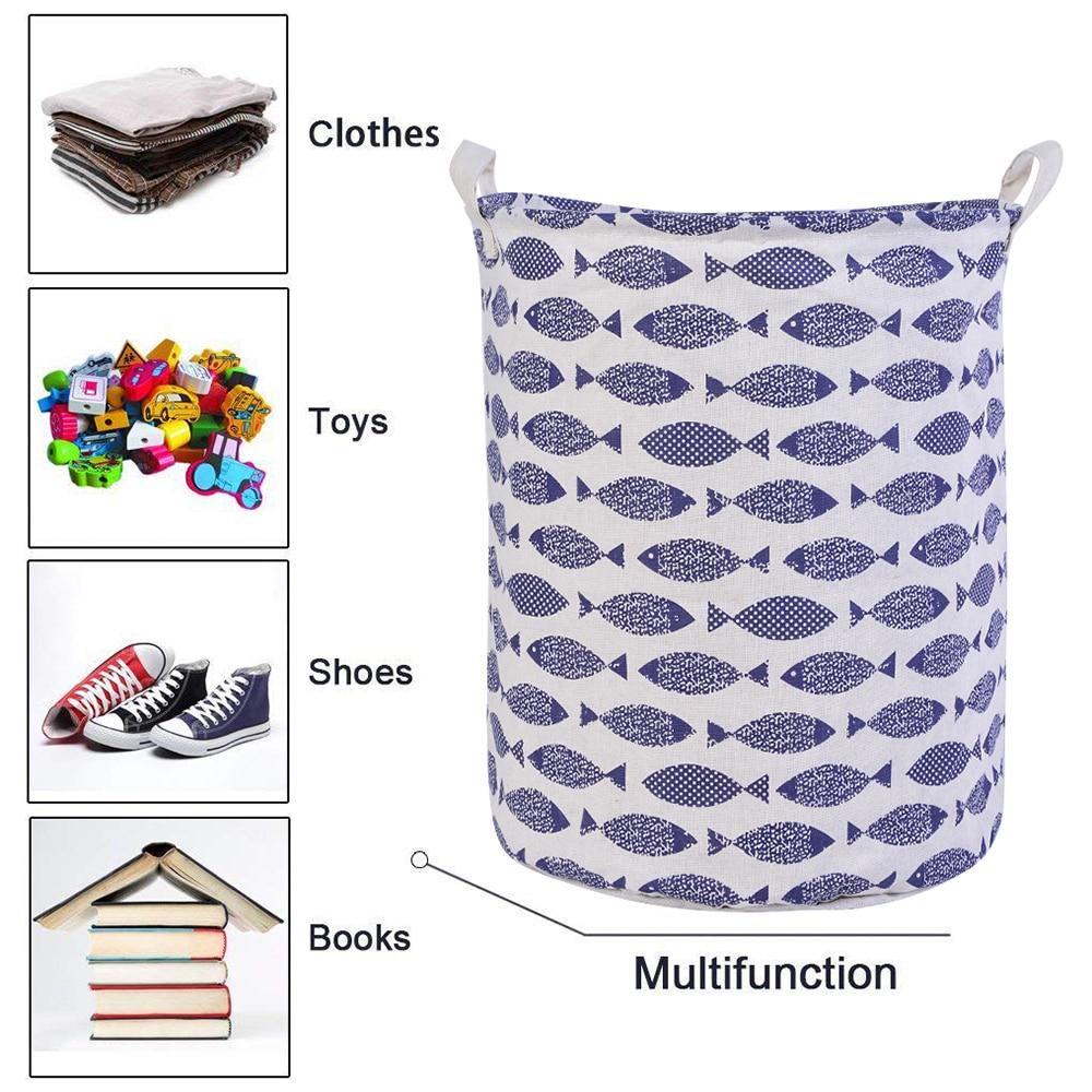 Urijk Laundry Basket Large Hamper Foldable Bag for dirty clothes Organizer laundry Bag Picnic Basket