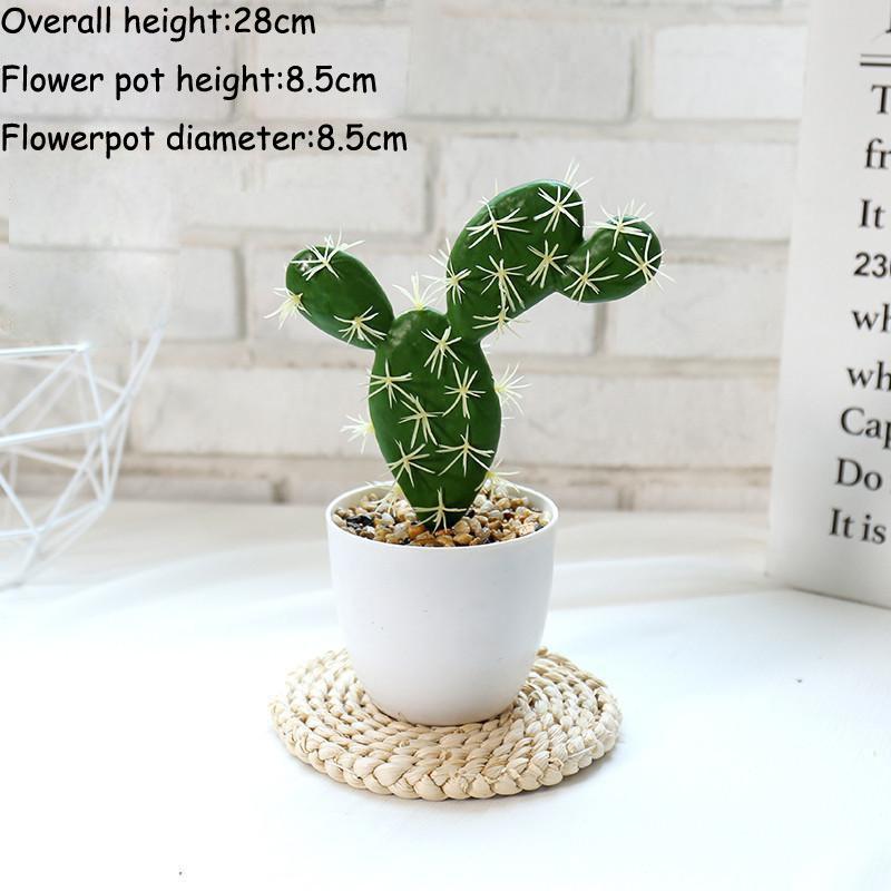 Fake Flower Creative Ornaments Simulation Flower Cactus Bonsai Simulation Succulents Dining Table Living Room Simulation Plant Potted Plants