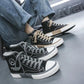 Canvas Men's Shoes High-top Trend All-match Youth Casual Sneakers Summer Breathable Cloth Shoes Trendy Shoes
