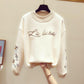 Gold Velvet Short Coat Spring and Autumn Loose Thick Double-sided Fleece Sweater
