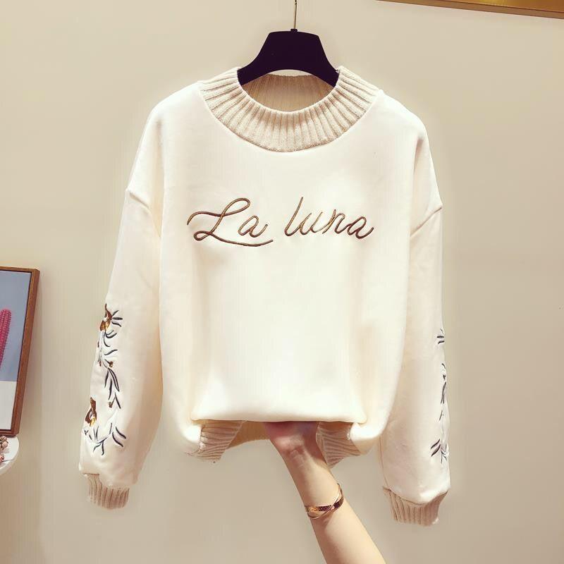 Gold Velvet Short Coat Spring and Autumn Loose Thick Double-sided Fleece Sweater