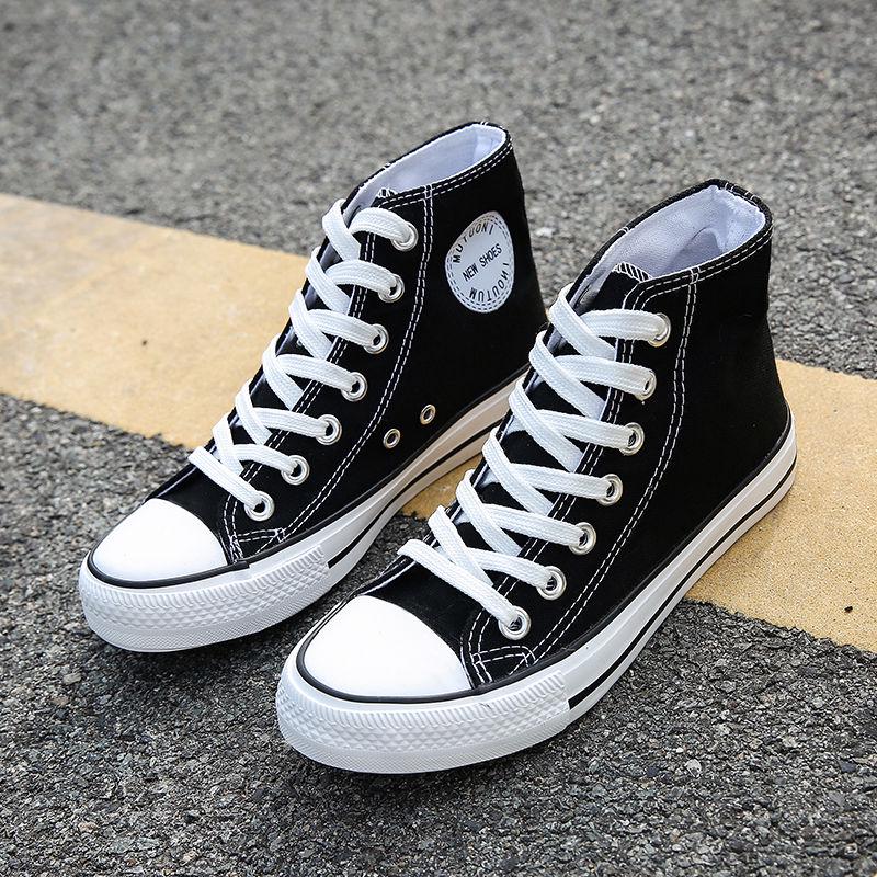 Summer Autumn Women Canvas Shoes Casual Flat Female Cloth Shoes Street Style Ulzzang White Shoe