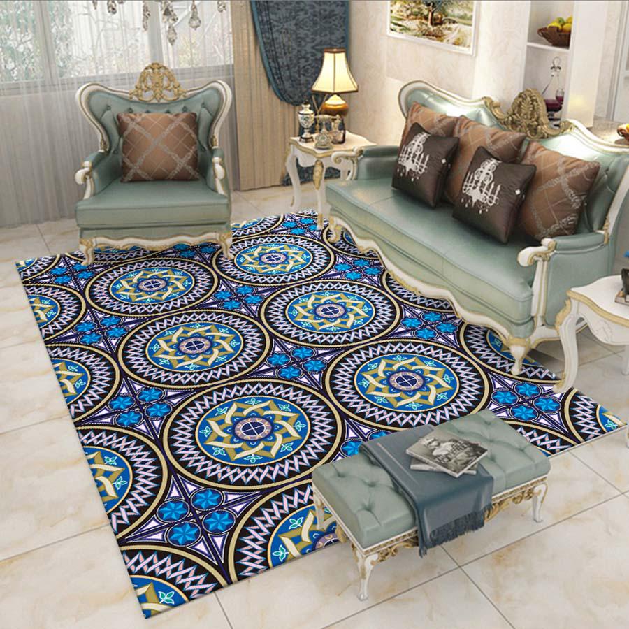 Living Room Bedroom Kid Room Rugs Home Carpets Floor Mat Simple Tassel Area Rugs Delicate European
