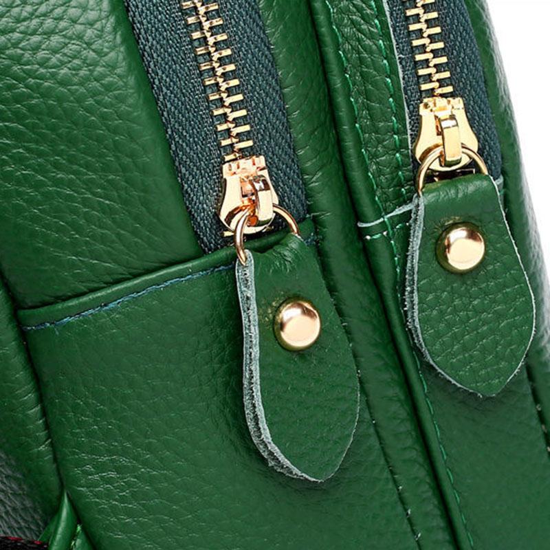 Leather bag Cowhide Unisex Sling Bag Outdoor Sports Slung Riding Bag Waterproof Travel Men Women Shoulder Bag Crossbody Chest Bag for Gift