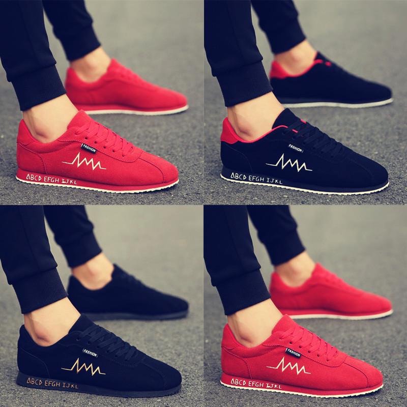 Summer forrest shoes trend men's board shoes version of the wild casual tide shoes red peas shoes