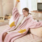 Women's Winter Long Hooded Nightdress Coral Velvet Nightgown Large Size Bathrobe Star Plus Velvet Thickening Home Wear Ladies Pajamas
