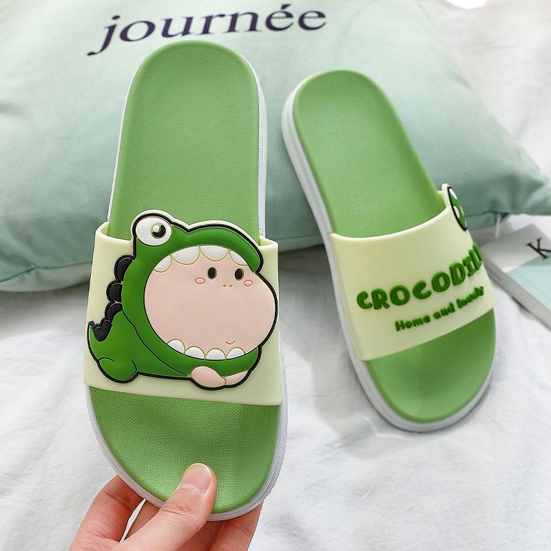 Slippers Female Summer Indoor Ins Non-slip Home Bathroom Bath Cute Summer Couple Lovers Sandals and Slippers Male Wear